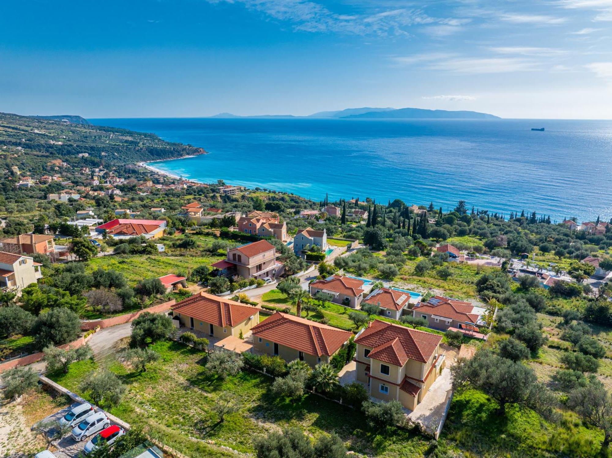 Eleftheria Apartments Vlachata Bagian luar foto