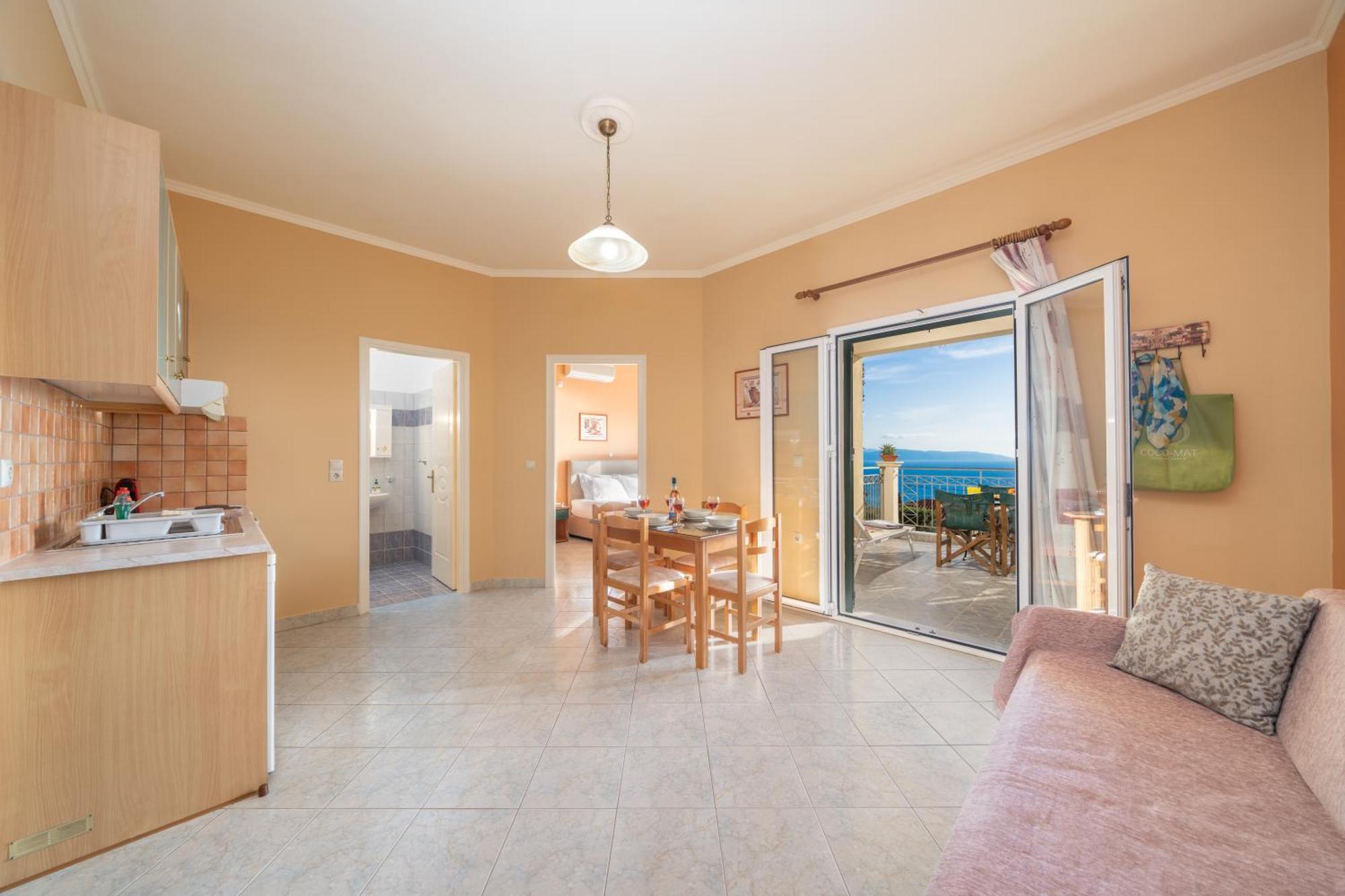 Eleftheria Apartments Vlachata Bagian luar foto