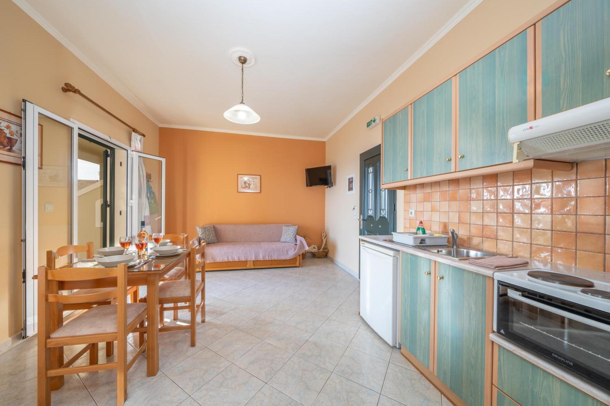 Eleftheria Apartments Vlachata Bagian luar foto